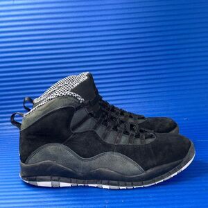 Size 10- Men’s Nike Air Jordan 10 Retro Stealth Black 310805-003 Sneakers